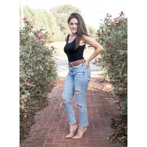 Grlfrnd the karolina high waist jeans 100% cotton NWTS size 27 (W) - Picture 4 of 7